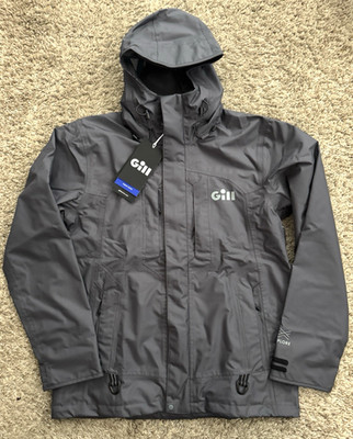 Gill Marine Fishing Aspect Jacket NWT Men's S Small Shadow Gray FG301J Full-Zip