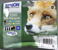 Epson T1285 Multipack Original Tintenpatronen C13T12854022 Cmyk Drucker Tinte