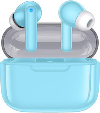Wireless Earbuds, Bluetooth 5.3 in Ear Buds Light Weight Headphones - Blue