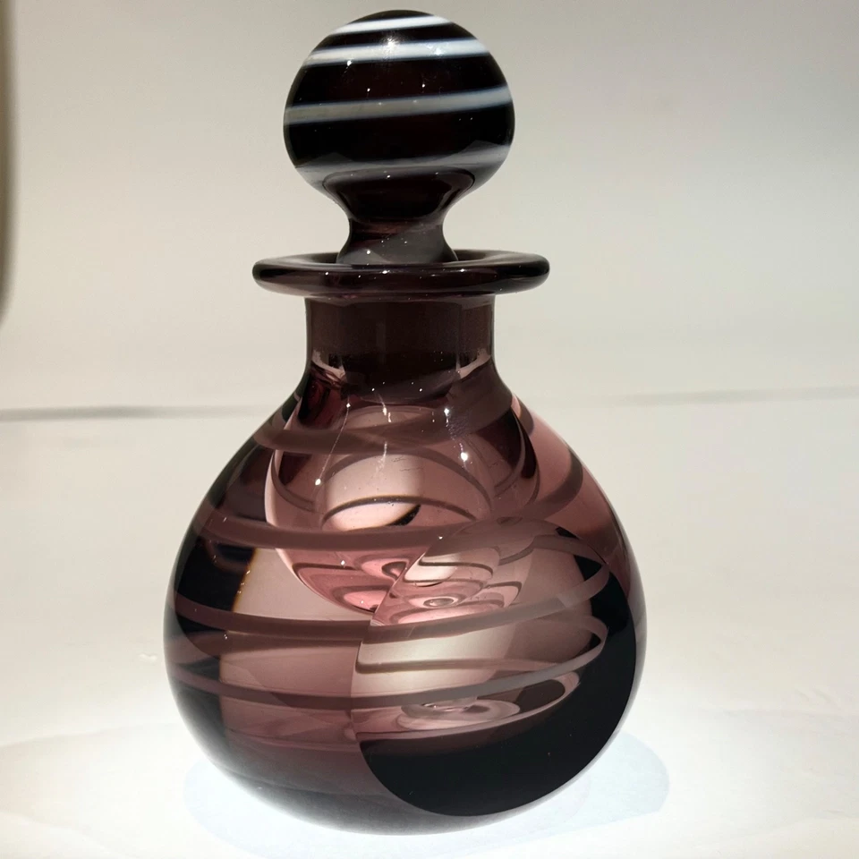 Rare Vintage Caithness Limited Edition 31/150 Perfume Bottle Paperweight Kiriko - image 4 of 4
