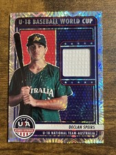 2023 Panini U18 World Cup Australia Materials Nicolas Hawkins (Fireworks MEM RC)