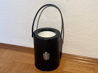 Sektkühler Weinkühler doppelwandig mit Henkel Vintage