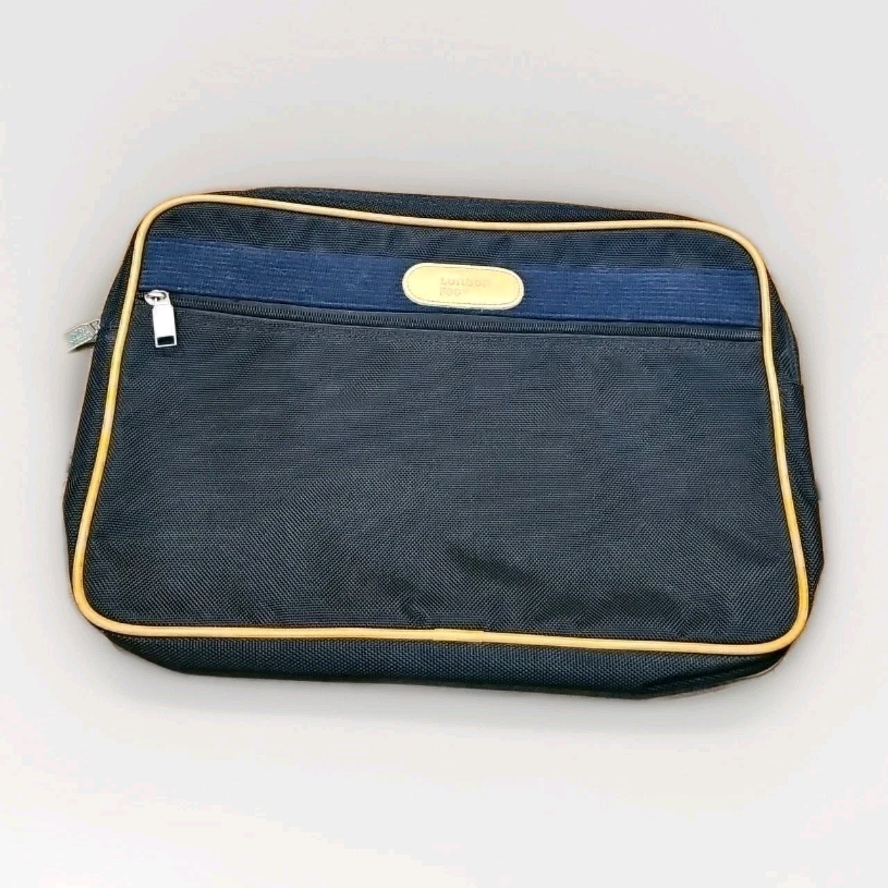 Attache Portfolio Zipper Bag W/ Leather Logo