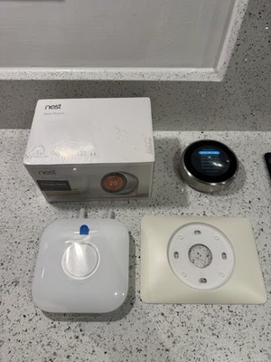 Google Nest Learning Thermostat 3. Generation Smart Thermostat, Edelstahl