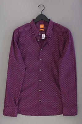 ✨ Camisa de manga larga BOSS naranja Camisa delgada para hombre T. 54, XL... - Imagen 1 de 4