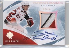 2010-11 Ultimate Collection Rookies 7/35 Zac Dalpe #108 Patch Auto 2a8