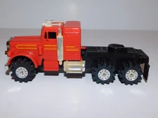 RARE HTF Vintage Schaper STOMPER RED SEMI TRUCK - NICE - WORKS + LIGHTS