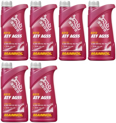 6l Mannol 8212 ATF AG55 Automatikgetriebeöl 6x1l für ETL 7045E/8072B/N402