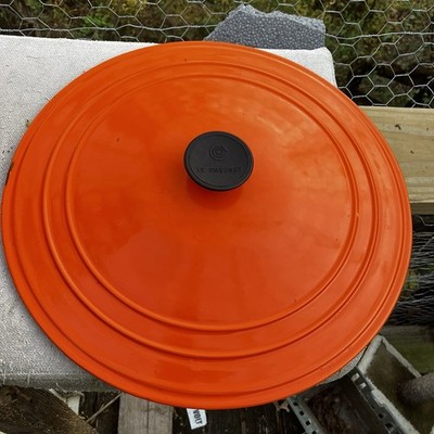 Le Creuset K (#34) 13.25 Quart Cast Iron Dutch Oven Orange | eBay