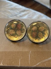 Antique Horse Bridle Rosettes / Buttons /conchos