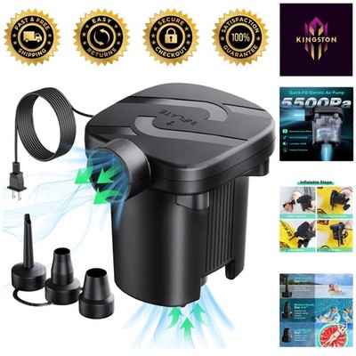 Portable Quick-Fill Air Pump - 1- , Ideal for Travel & Festivals