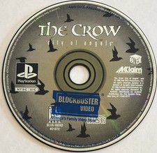 The Crow: City of Angels (Sony PlayStation 1, PS1) DISC ONLY | RARE!! | M3747