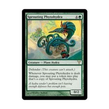 WotC MtG Dissension Sprouting Phytohydra (R) (Foil) EX