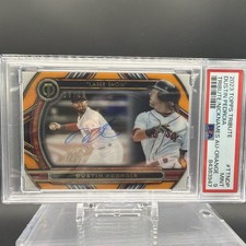 2023 Topps Tribute Dustin Pedroia Nicknames Auto Orange /25 TTN-DP Red Sox