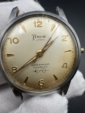 Vintage Timor 17 Jewel Manual Wind Watch – Incabloc – Parts/Repair
