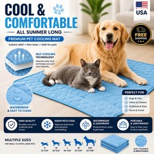 1Pc Dog Cooling Mat Pet Cooling Bed Summer Ice Pad Blanket for Dogs  Cats