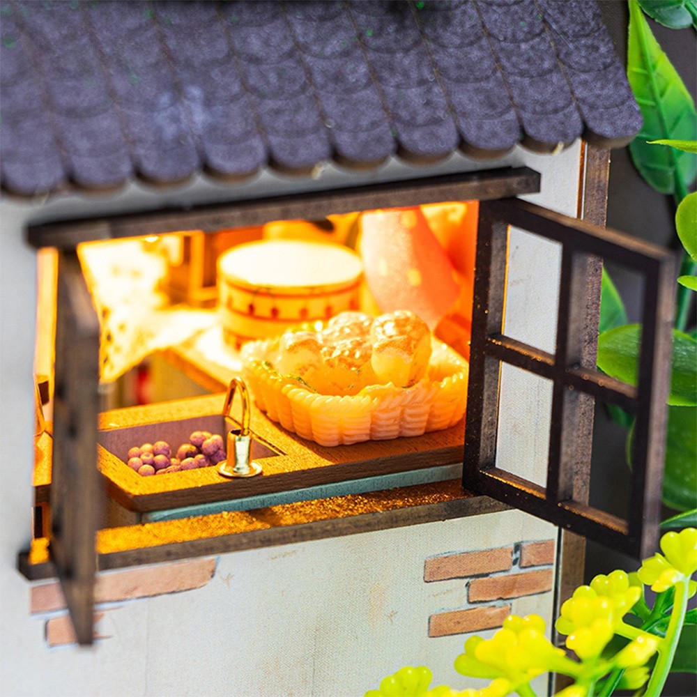 Kapu Forest HD Miniature DIY Doll House Wooden Building Kits for