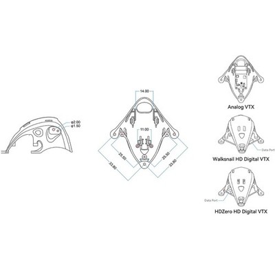 (BETAFPV)Micro Canopy for HD Camera(white)