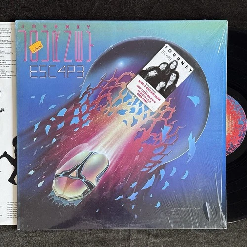 Journey Escape Vinyl LP 1981 Original 1st press In Shrink +Hype!  W/Sleeve!