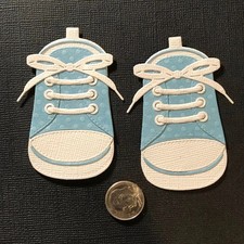 Boy Baby Shoes Paper Die Cuts for Scrapbooking