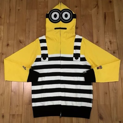 Minions Milo Full Zip Hoodie S Size A Bathing Ape Bape Baby Minion No.aj419