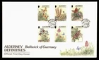 DR WHO 1994 ALDERNEY GUERNSEY FDC WILDLIFE COMBO lw29635