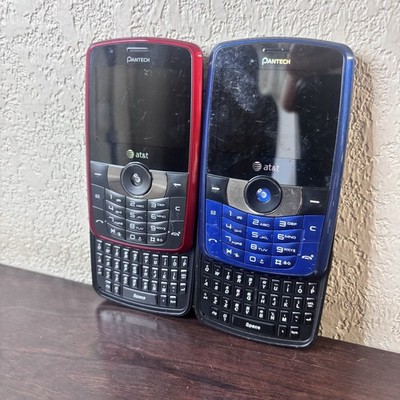 Pantech Reveal, C790, Blue & Red Rare Collectors AT&T No Batteries UNTESTED
