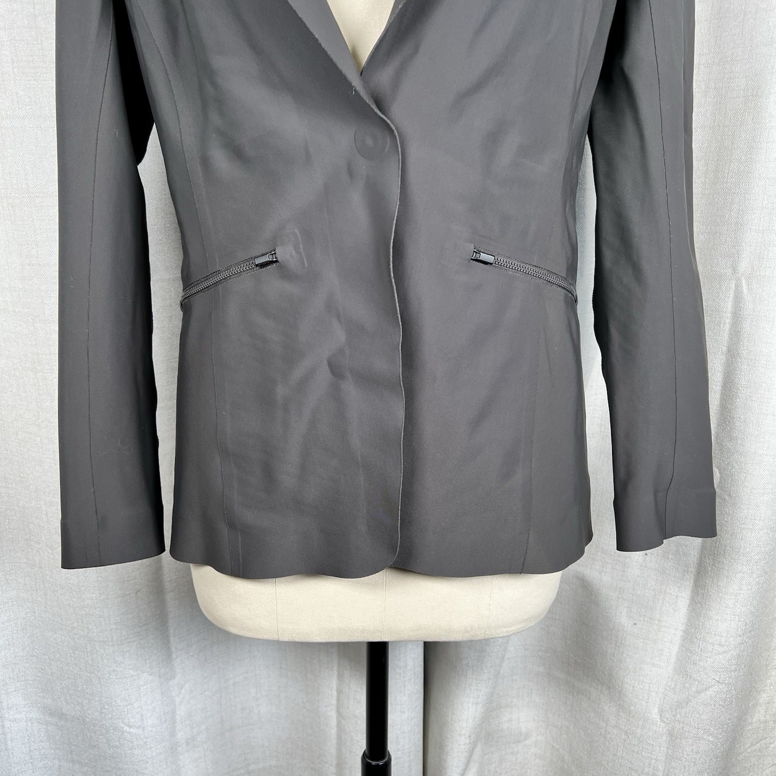 Athleta Interstellar Blazer Gray Work Jacket Trav… - image 3