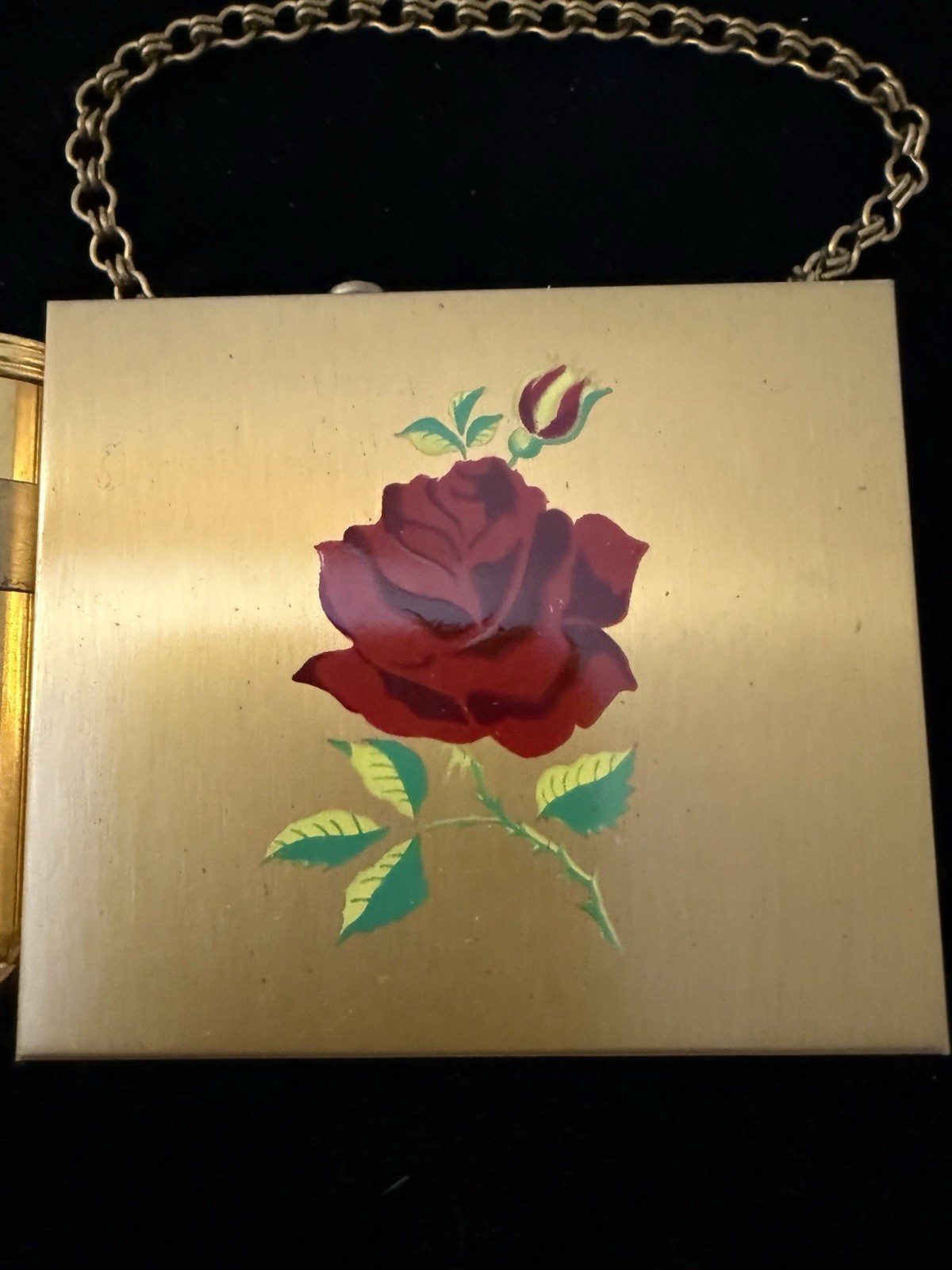 Vintage Double Sided CARRY ALL / MINAUDIERE - Cigarette Compact Mirror Case RARE