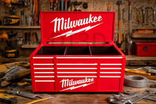 Milwaukee Inspired Tool Box Desk Organiser