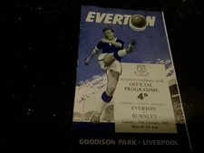 Everton v Burnley, Season 1961/62, Division One