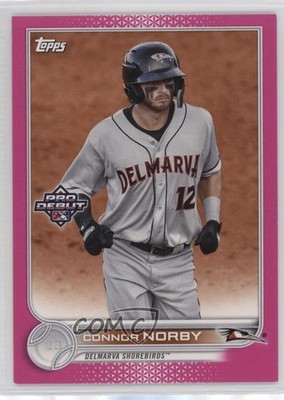 2022 Topps Pro Debut Fuchsia 43/199 Connor Norby #PD-9 5t8