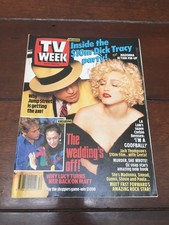 TV Week Magazine Madonna "Dick Tracey" 20 June 1990