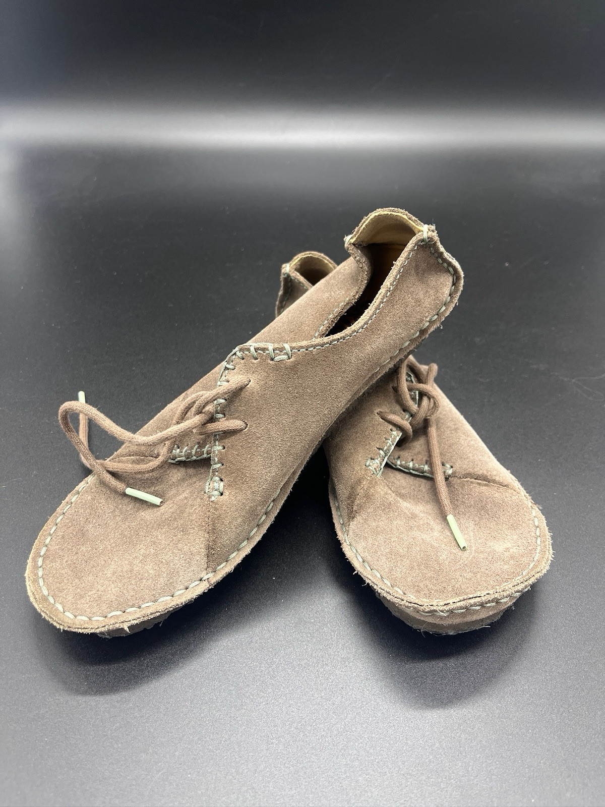 SAOLA Scarpe Clarks donna Faraway Field Oxford scamosciate suola crepe taglia 6 5 M