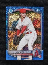 2025 Bowman Chrome Prospects Blue Shimmer Refractor 127/150 George Klassen 13c1