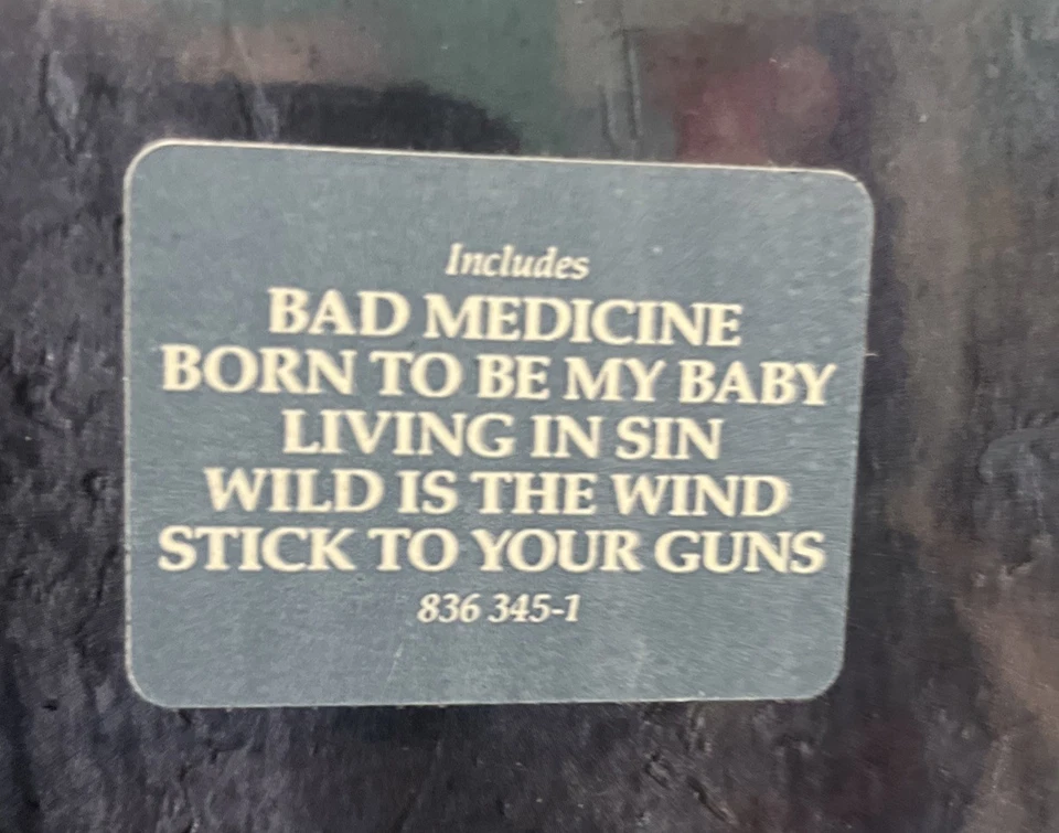 BON JOVI 1988 "NEW JERSEY" NEW/STILL-SEALED ORGNL VINTAGE US REC CLUB ISSUE LP - Image 2 of 3