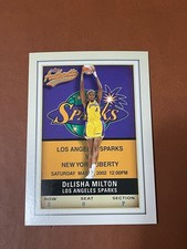 2002 Fleer Authentix WNBA - Delisha Milton #6 Los Angeles Sparks