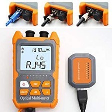 Mini Optical Fiber Power Meter FC/SC/ST Universal Interface Fiber Tester Inte...