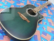 STUNNING CRAFTER FSG 250 DARK  TEAL GREEN  ELECTRO ACOUSTIC ,  EQ , SET UP !