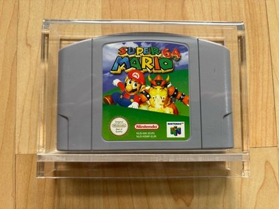 Super Mario 64 Nintendo 64 N64 Cartridge Only MINT CON IN HARD PLASTIC CASE -Pal