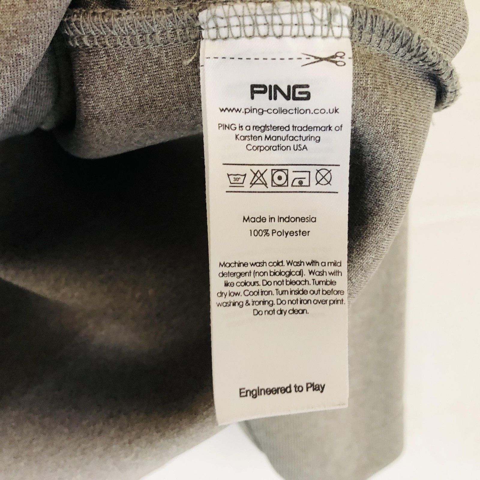 PING Pullover Mens Medium Gray SensorWarm Quarter… - image 6