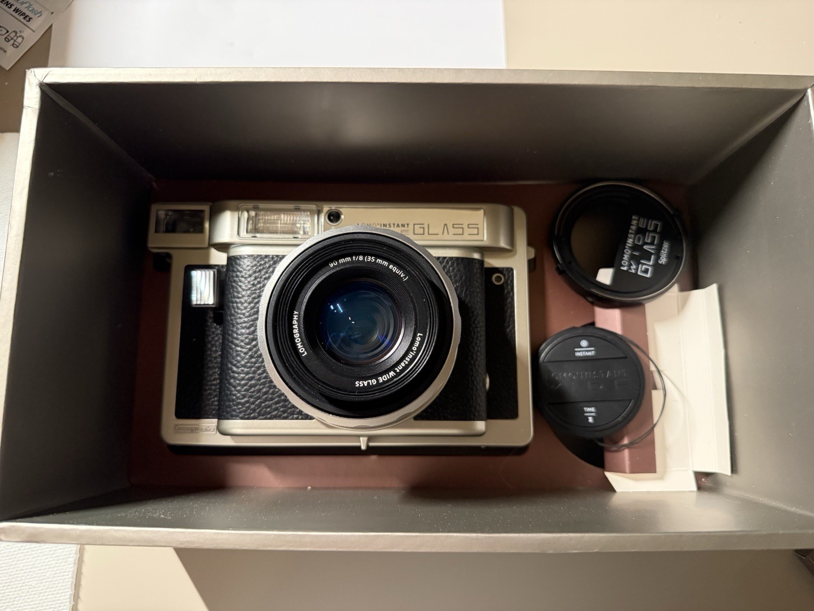 Lomography Lomo'Instant Wide Glass Camera Black Used