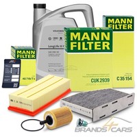 Mann Inspektionspaket FÜR Audi A3 Seat Skoda Octavia VW Golf Touran 1.9 2.0 TDI