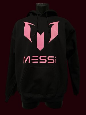 Pink Messi Jacket MESSI , PINK AND BLACK HOODIE , SIZE MEDIUM ( OFFERS IN ALL SIZES ) | eBay