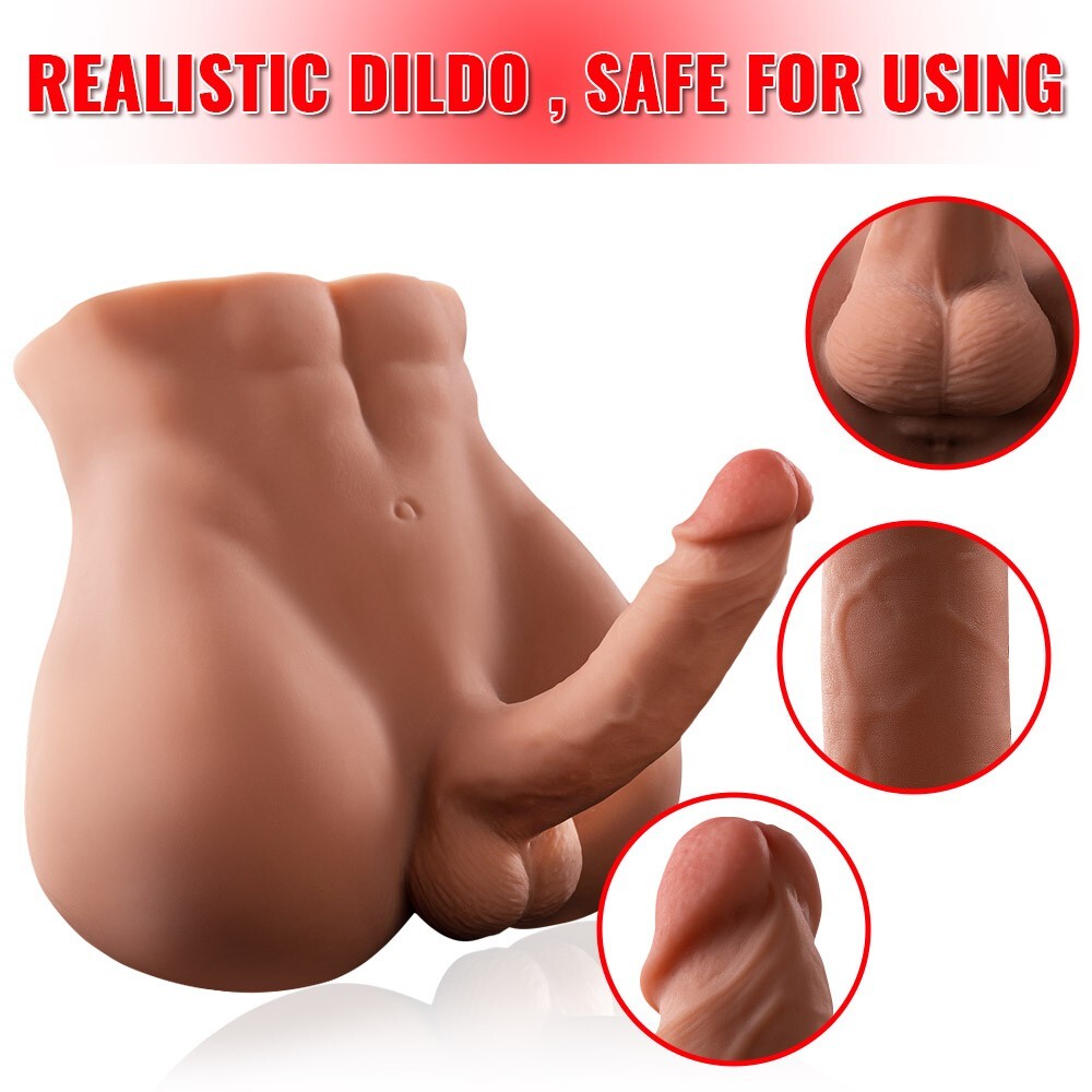 Huge Dildo Sex Toy Lifelike Male Body Torso Big Penis for Women Couple Sex toy