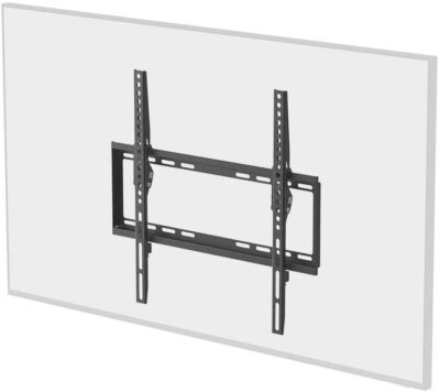 Monoprice Essential Tilt TV Wall Mount Bracket for 32'' to 55'' TVs up Black 