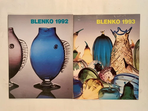Original BLENKO 1993 & 1992 GLASS CATALOG w WHOLESALE PRICE LIST ~ NOS COPY