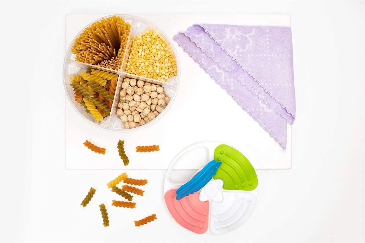 4 Section Easy Flow Cereal Dispenser Storage Jar