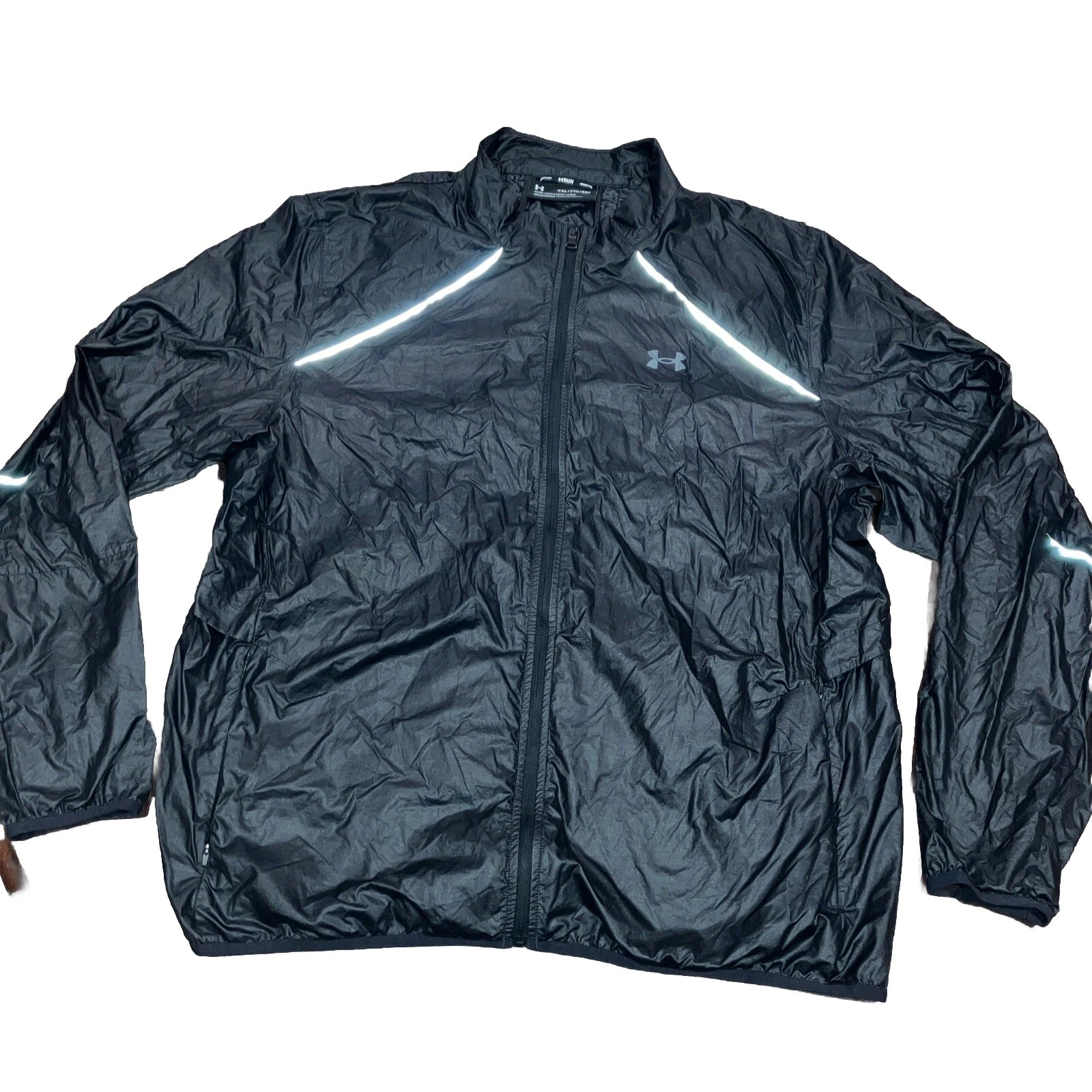 Under Armour Storm Impasse Run 2.0 Jacket 1360732-001 Black Men's XXL 2XL