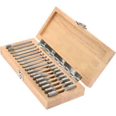 SPI 17 Pc Angle Block Set, 0.25�-45� Angle, 45-50 Rc Hardness w/ 2 Riser Blocks